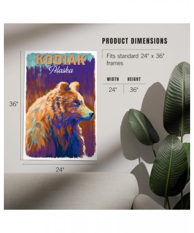 24x36 Inch Giclee Print, Kodiak, Alaska, Grizzly Bear, Vivid $20.50 Totes