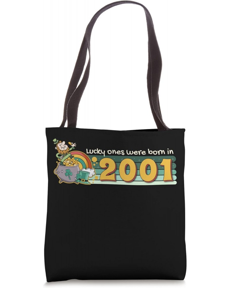 Lucky Ones Were Born in 2001 tee St. Patrick's Day Birthday Tote Bag $14.68 Totes