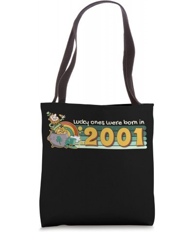 Lucky Ones Were Born in 2001 tee St. Patrick's Day Birthday Tote Bag $14.68 Totes