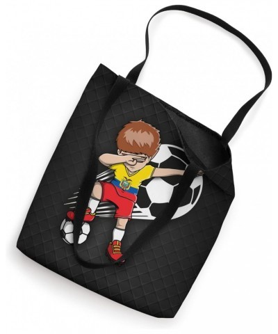 Dabbing Soccer Boy - Ecuador Jersey Ecuadorian Football Fans Tote Bag $11.00 Totes