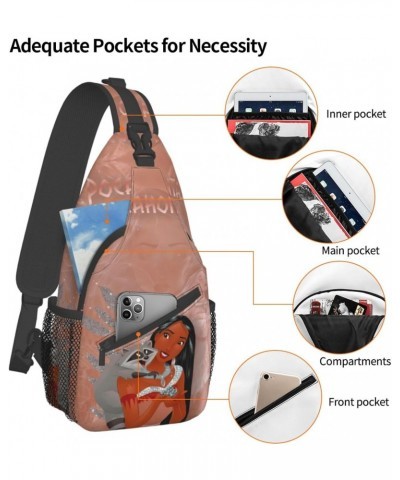 Crossbody Chest Bag Pocahontass Sling Backpack Shoulder Bag Waist Bags Travel Hiking Sport Daypack Wallet for Men Women $17.9...