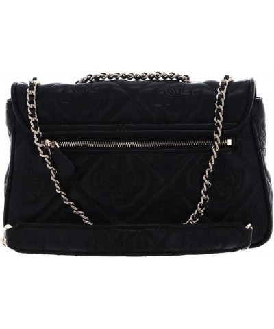 Marieke Convertible Crossbody Flap Black Logo $47.58 Crossbody Bags