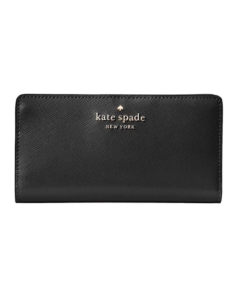 Kate Spade Wallet for Women Madison Large Slim Bifold Wallet, Toasted Black001 $21.80 Wallets