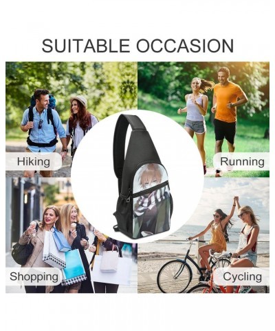 Creepy Pasta Shoulder Bag Crossbody Backpack Men And Women Outdoor Travel Lightweight Shoulder Bag One Size $16.82 Shoulder Bags