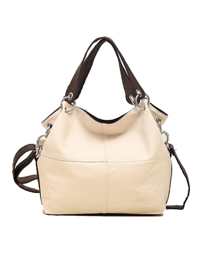 SHB200007 PU leather stitching European and American style bucket type Handbag C2 $10.34 Shoulder Bags