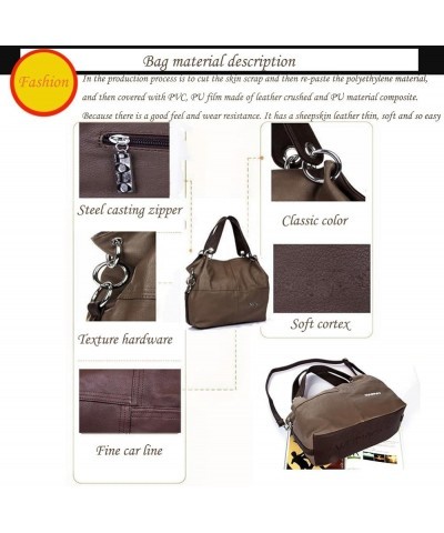 SHB200007 PU leather stitching European and American style bucket type Handbag C2 $10.34 Shoulder Bags