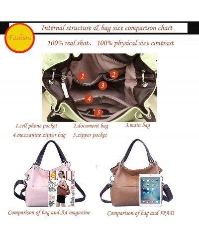 SHB200007 PU leather stitching European and American style bucket type Handbag C2 $10.34 Shoulder Bags