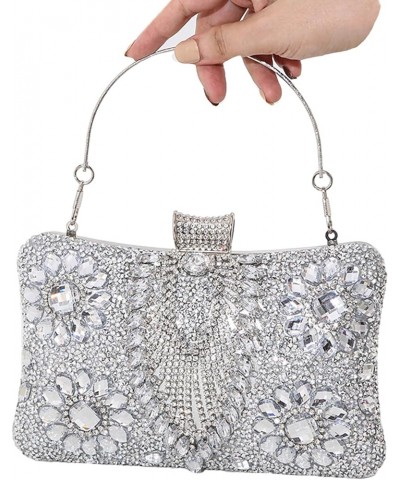 Sparkling Bag Wedding Party Formal Evening Bag For Women Girl Banquet Crossbody Shoulder Bags Cocktail Clutch Blue $12.76 Eve...