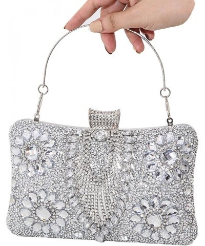 Sparkling Bag Wedding Party Formal Evening Bag For Women Girl Banquet Crossbody Shoulder Bags Cocktail Clutch Blue $12.76 Eve...