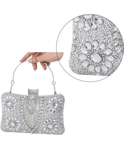 Sparkling Bag Wedding Party Formal Evening Bag For Women Girl Banquet Crossbody Shoulder Bags Cocktail Clutch Blue $12.76 Eve...