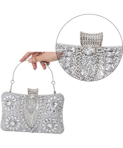 Sparkling Bag Wedding Party Formal Evening Bag For Women Girl Banquet Crossbody Shoulder Bags Cocktail Clutch Blue $12.76 Eve...