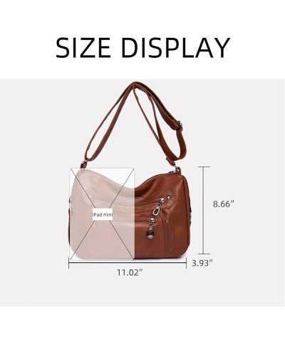 Hobo Handbag for Women Large Capacity Crossbody Bag Shoulder Handbag Pocketbooks Tote Handbag for Work Travel Shopping Beige ...