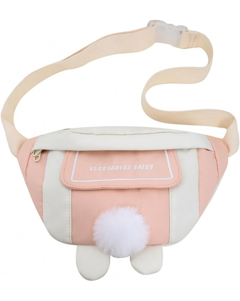 Cute Japanese Style Small Chest Bag for Girls Unique and able Crossbody Bags Perfect for Daily Use Pink $14.09 Totes