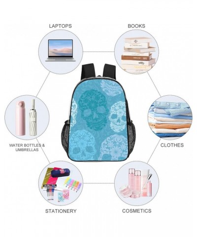 Clear Backpack - Large Clear Backpack Heavy Duty Transparent Backpack Compatible with Sugar Skulls, See Through Backpack Clea...