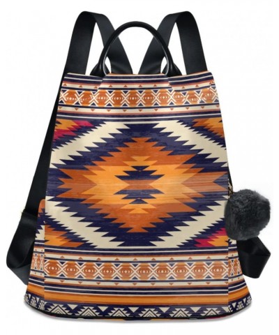 Colorful Aztec Print Backpack Purse for Women Travel Bag Anti Theft Back Pack Fashion Shoulder Bag with Adjustable Straps $21...