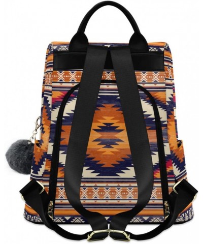 Colorful Aztec Print Backpack Purse for Women Travel Bag Anti Theft Back Pack Fashion Shoulder Bag with Adjustable Straps $21...