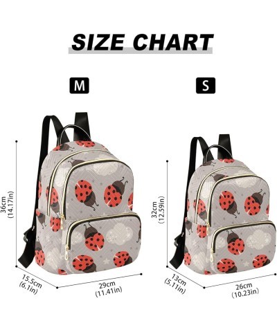 Travel Backpack Purse for Women Fashion Anti-theft Work Casual Ladybird Cloud Daypack Shoulder Bag Medium Size Medium $19.97 ...