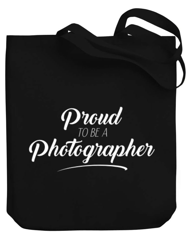 Proud to be an Photographer Canvas Tote Bag 10.5" x 16" x 4 $20.79 Totes