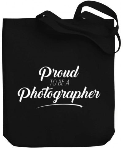 Proud to be an Photographer Canvas Tote Bag 10.5" x 16" x 4 $20.79 Totes