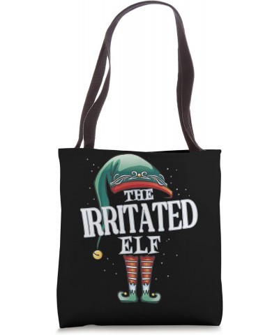 Irritated Elf Christmas Group Xmas Pajama Party Tote Bag $14.63 Totes