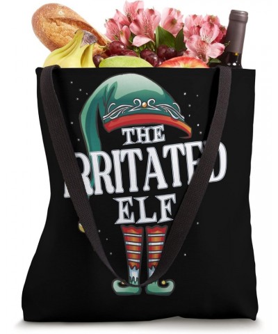 Irritated Elf Christmas Group Xmas Pajama Party Tote Bag $14.63 Totes