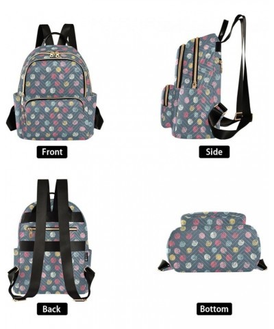 Polka Dot Casual Fashion Polyester Travel Rucksack Shoulder Bag Color Medium $17.39 Backpacks