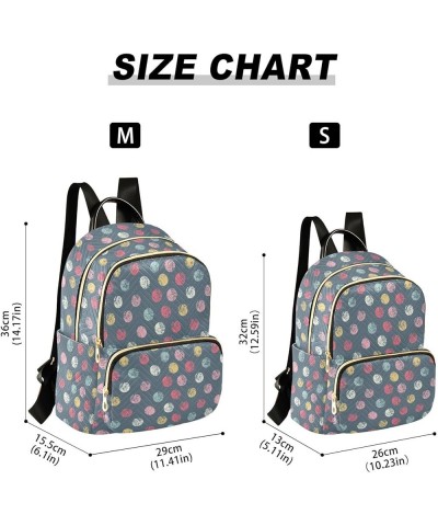 Polka Dot Casual Fashion Polyester Travel Rucksack Shoulder Bag Color Medium $17.39 Backpacks