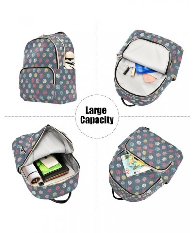 Polka Dot Casual Fashion Polyester Travel Rucksack Shoulder Bag Color Medium $17.39 Backpacks