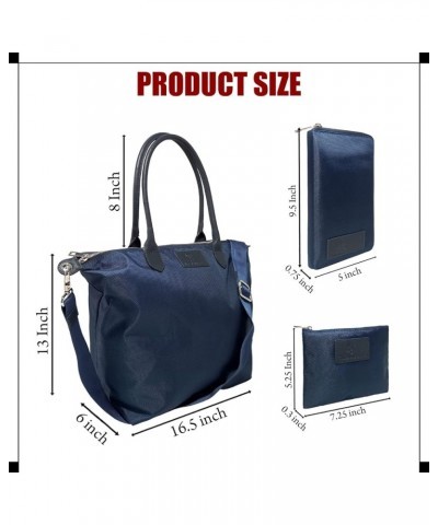 Ballistic Nylon Medium Size Women's/Ladies Handbag, Cosmetic Pouch & Travel Wallet Blue $30.10 Clutches