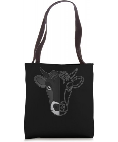 Cow Farm Animal Vintage Design Rodeo Pasture Livestock Horns Tote Bag $13.49 Totes