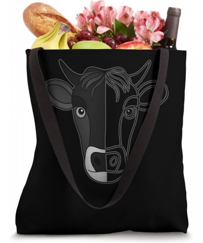 Cow Farm Animal Vintage Design Rodeo Pasture Livestock Horns Tote Bag $13.49 Totes