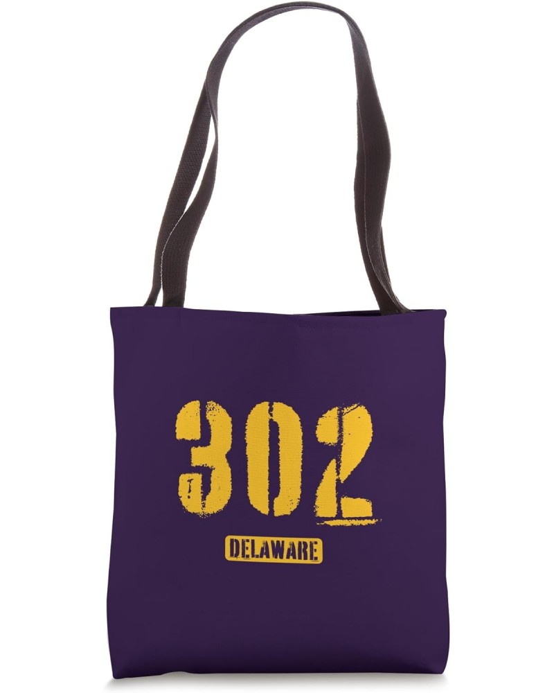 302 Delaware Rough Stencil Design Tote Bag $11.66 Totes