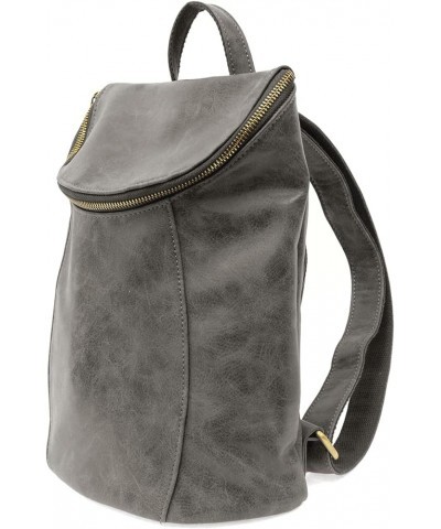 Alyssa Distressed Backpack - Clay 632 - Grey $36.92 Backpacks