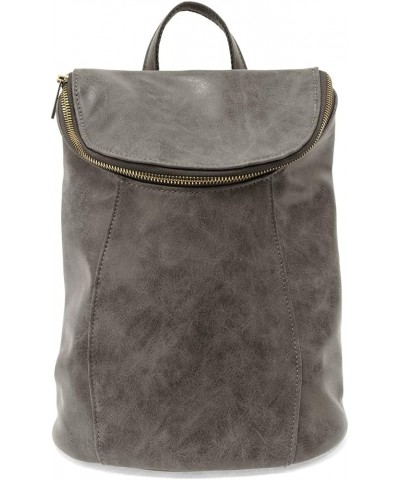 Alyssa Distressed Backpack - Clay 632 - Grey $36.92 Backpacks