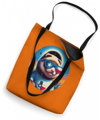 Total Solar Eclipse 4 8 2024 Path American Ferret Eclipse Tote Bag $12.59 Totes