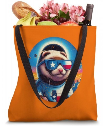 Total Solar Eclipse 4 8 2024 Path American Ferret Eclipse Tote Bag $12.59 Totes