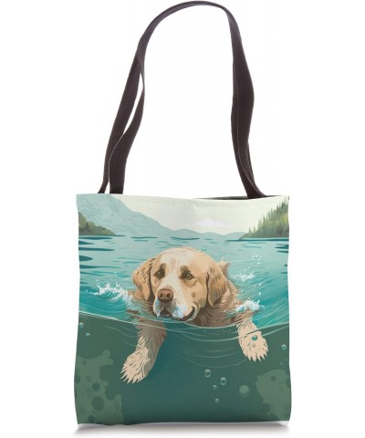 All You Need Is A Dog And A Lake Humor cute animal dog lover Tote Bag $11.63 Totes