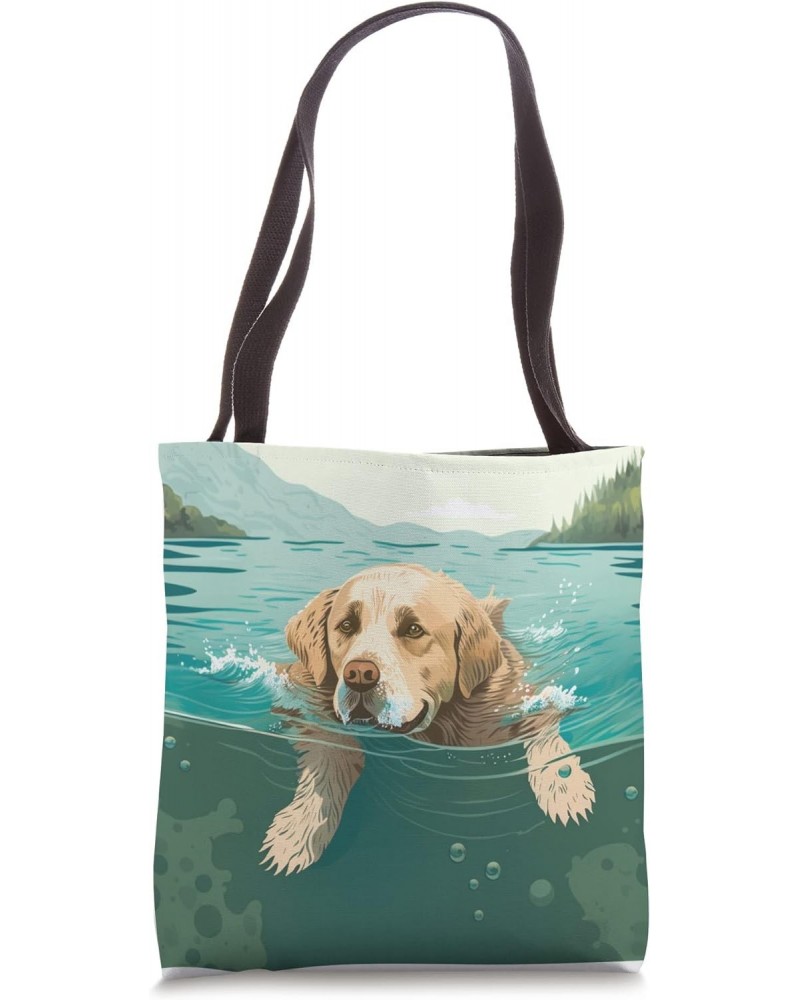 All You Need Is A Dog And A Lake Humor cute animal dog lover Tote Bag $11.63 Totes