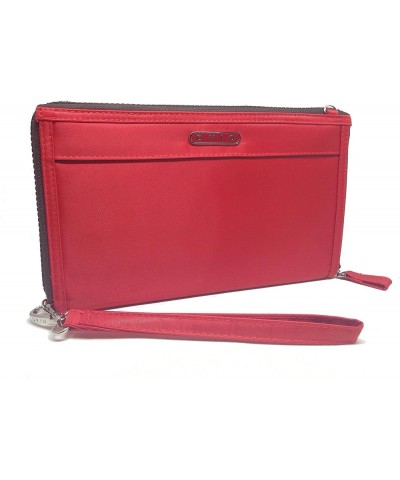 Wallet Organizer - Satin Red $15.39 Crossbody Bags