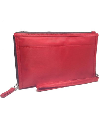 Wallet Organizer - Satin Red $15.39 Crossbody Bags