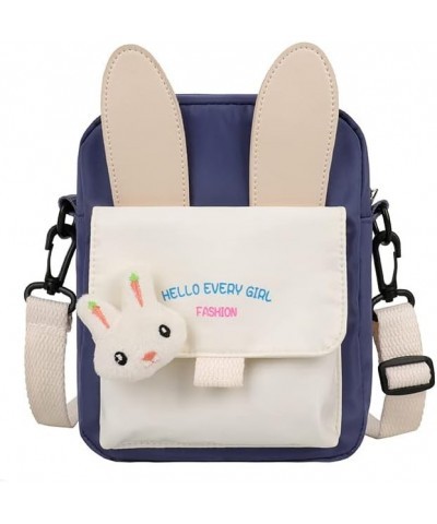 Kawaii Small Purse with Kawaii Pins Kawaii Bunny Cross Body Bag Purses Japanese Harajuku Cute Wallet Travel Purse (White) Whi...