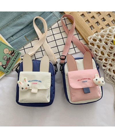 Kawaii Small Purse with Kawaii Pins Kawaii Bunny Cross Body Bag Purses Japanese Harajuku Cute Wallet Travel Purse (White) Whi...