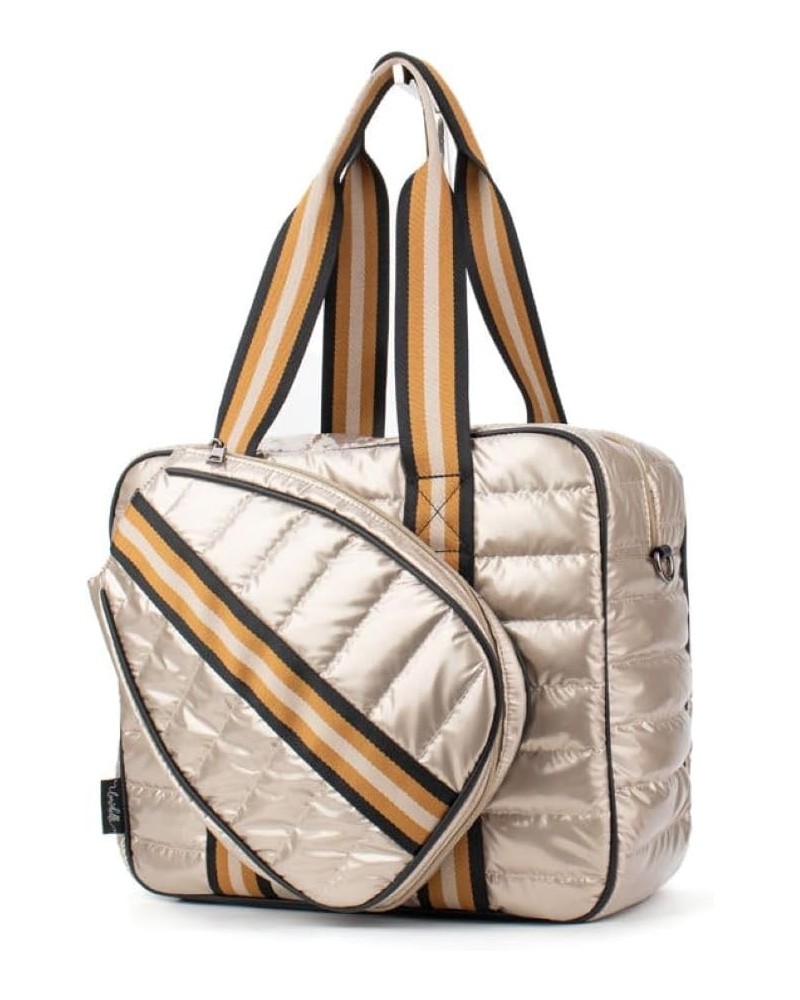 Lemon Bella Pickleball Judy Puffer Pickle Ball Bag and Tote in Bounce Beige $41.40 Totes