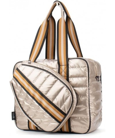 Lemon Bella Pickleball Judy Puffer Pickle Ball Bag and Tote in Bounce Beige $41.40 Totes