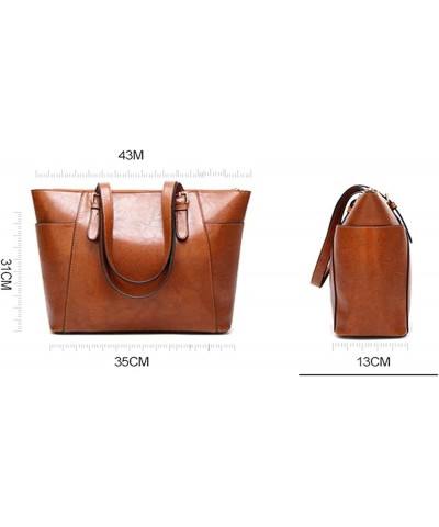 PU Leather Handbag Elegant Big Capacity Shopping Bag Handle Satchel Daily Purse Multipurpose Bag Burgundy $79.20 Satchels