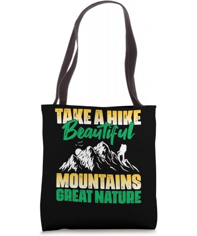 Mountains Hiking Backpacking "Take A Hike"-Hiking Lover Tote Bag $10.80 Totes