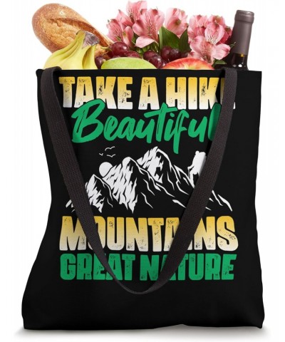 Mountains Hiking Backpacking "Take A Hike"-Hiking Lover Tote Bag $10.80 Totes