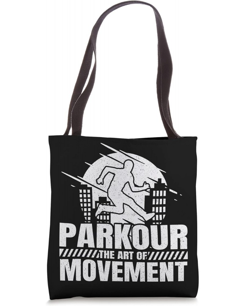 Freerunning Traceur - Freestyle Parkour Tote Bag $11.65 Totes