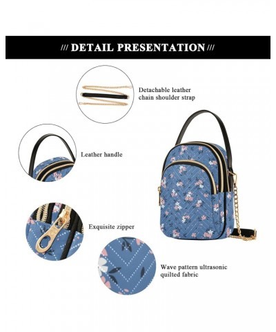 Floral Crossbody Bags for Women Small Shoulder with Detachable Straps, Trendy Cell Phone Purse Shoulder Handbags for Ladies $...