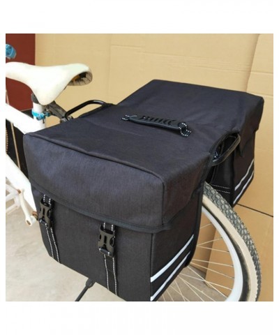 Bike Pannier Bag 25L Large Capacity Bike Pannier Bag With Carrying Handle Bike Rear Seat Bag Cycling Luggage Carrier for Moun...